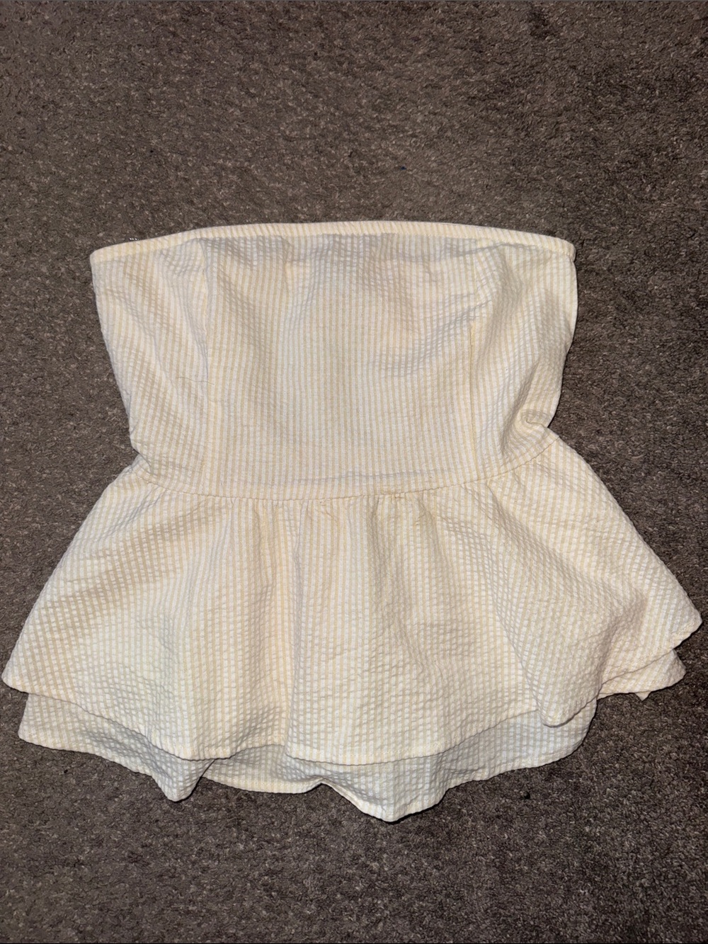 Originality Strapless Smocked Top